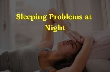 sleeping problems at night
