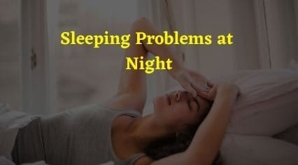 sleeping problems at night
